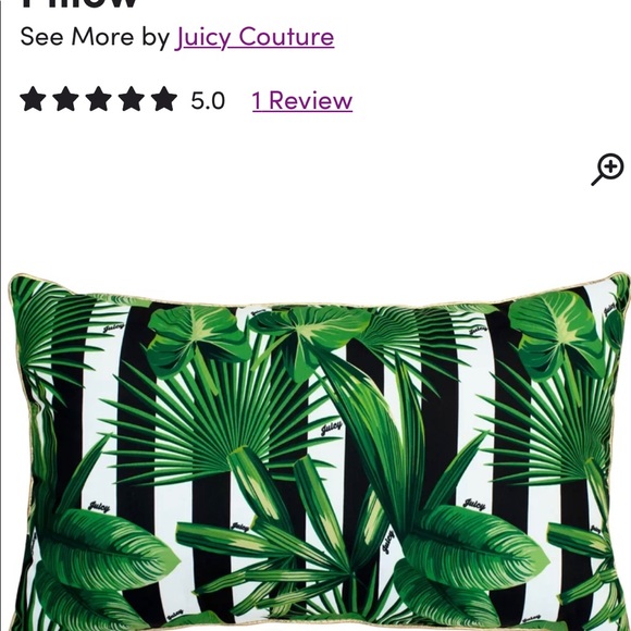 Juicy Couture Other - Juicy couture palm pillow